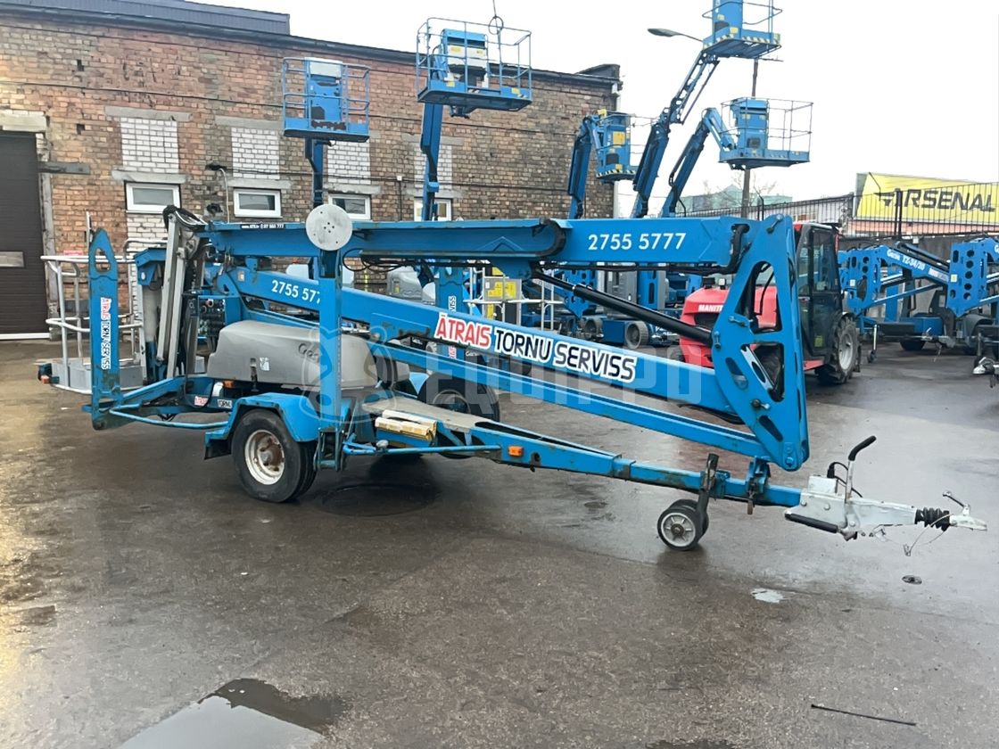 Genie TZ-50 DC w/ Drive 17.09 m - Right Front - Used Trailer-Mounted Boom Lift