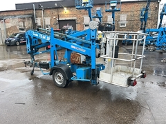 Genie TZ34 (12m) - Left Back - Trailer-Mounted Boom Lift Usada