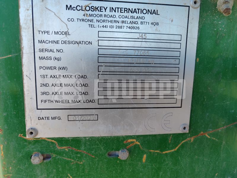 2021 MCCLOSKEY J45-46032801