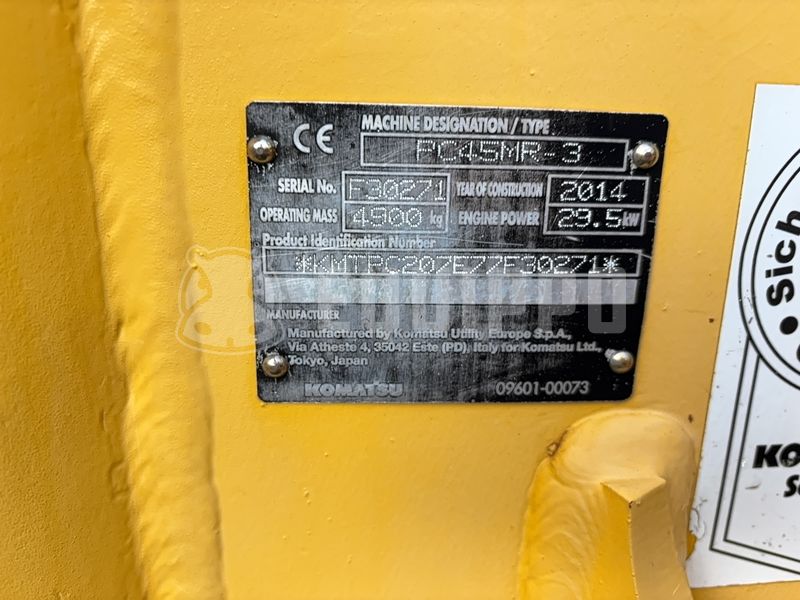 2014 Komatsu PC45MR-3-47193129