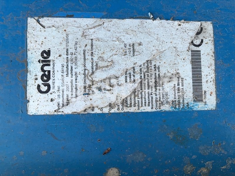 2007 Genie GS-2646-45096515