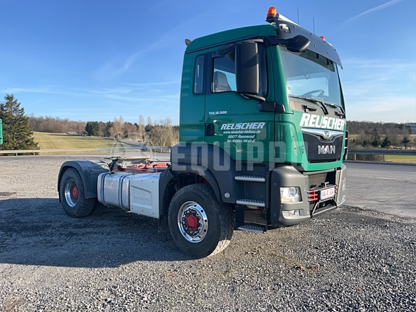 Photo de la MAN TGS 18.500 4x4H BLS avec semi-remorque benne Kempf SKM 31/2 SR de 2010