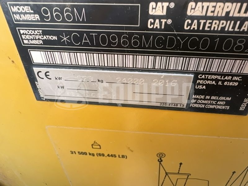 2016 Caterpillar 966M-46872239