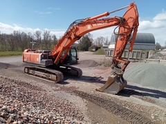 Hitachi ZX350LC-3 mit Standard-Erdbaggerarm und Langfrontausleger - - Gebrauchte Abbruchbagger