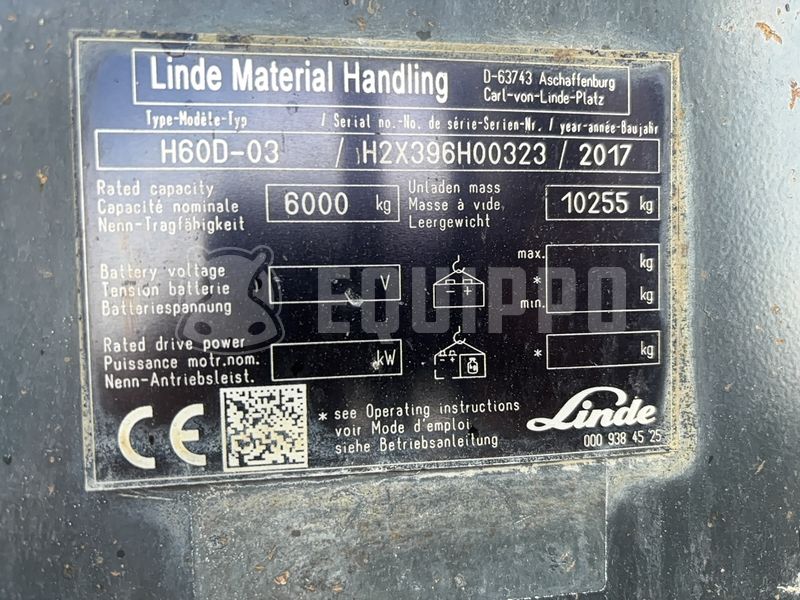 2017 Linde H60D-03-48025641