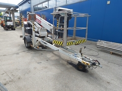 Dino 160XTB - Left Front - Gebrauchte Trailer-Mounted Boom Lift